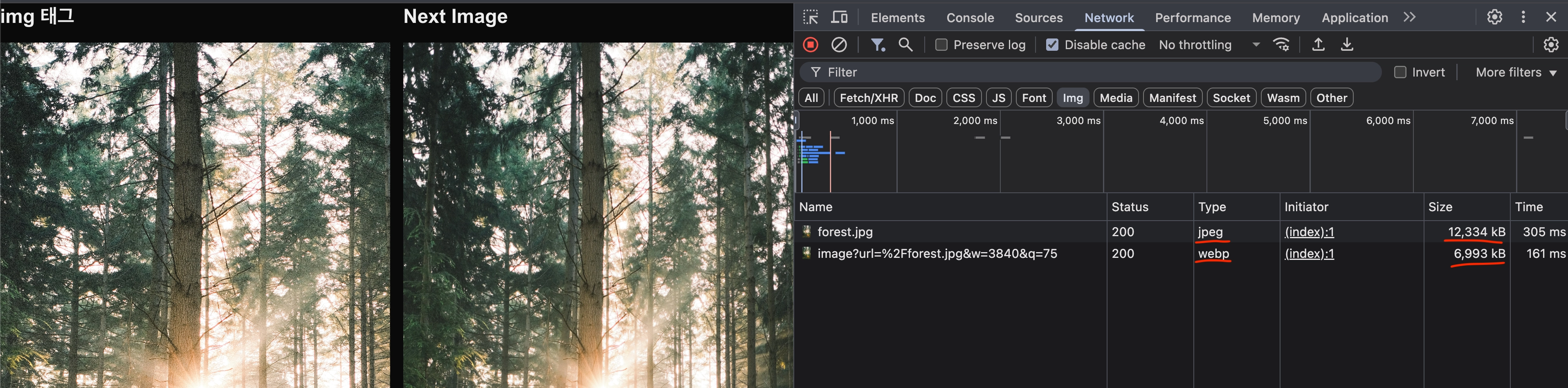 Next.js Image 포맷 변환